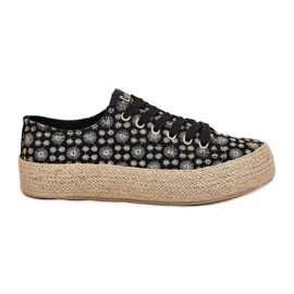 Patrouched Dámské tenisky na platformě s Lee Cooper LCW-25-08-3647L Black Braid černá Patrouched Dámské tenisky na platformě s Lee Cooper LCW-25-08-3647L Black Braid černá