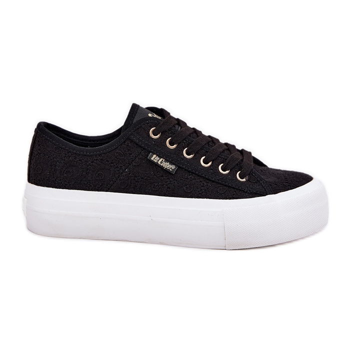 Dámské tenisky s Lace Lee Cooper LCW-25-31-3439L Black černá