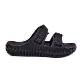 Big Star Dámské pěnové žabky s velkou hvězdou RR274A527 Black Sumpcro černý