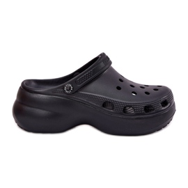Big Star Dámské pěnové žabky na masivní podéle Velké hvězdy RR274A118 BLACK černý