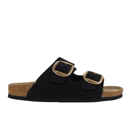 Dámské černé klapky Lee Cooper LCW-25-35-3486la černý