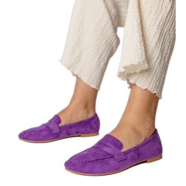 Violet Elegantní mokamaty z Ekozamsz fialová