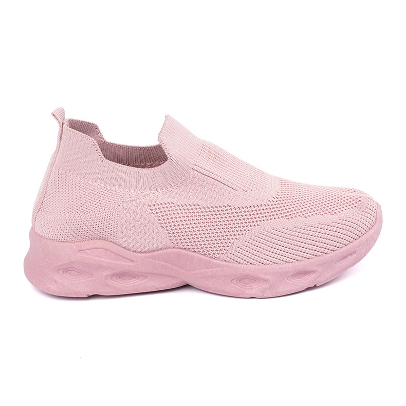 Růžové ponožky sportovní boty růžový