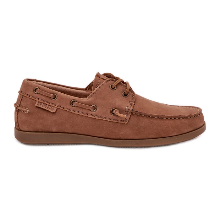 Big Star RR174162 Camel Men's Leather Loafers hnědý Big Star RR174162 Camel Men's Leather Loafers hnědý