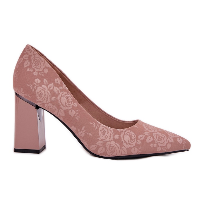 Vinceza Elegantní čerpadla na růžovém příspěvku Vincez 62223 růžový