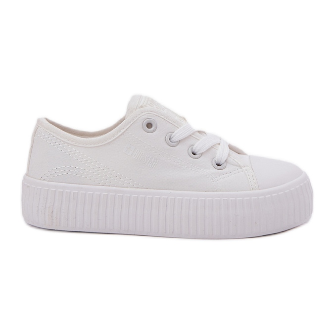 Big Star Velká hvězda RR374009 Białe Lace -Up tenisky bílý