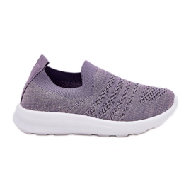 Dětská fialová sportovní bota vložená