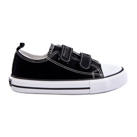 Dětské tenisky na suchý zip Big Star OO374008 Black černý