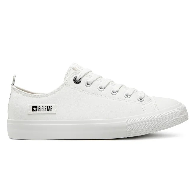 Big Star Sneakers Dámské boty Velká hvězda KK274010 WHITE bílý