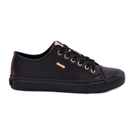 Dámské tenisky s ekologickou kůží Big Star RR274749 Black černá