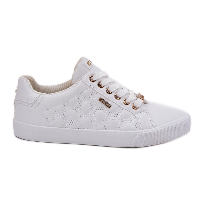 Dámské tenisky s ekologickou kůží Big Star RR274322 WHITE bílý