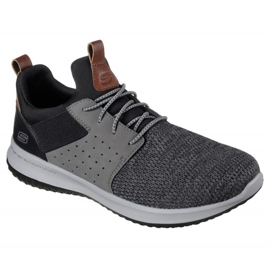 Skechers Delson Camben 65474bkgy boty šedá