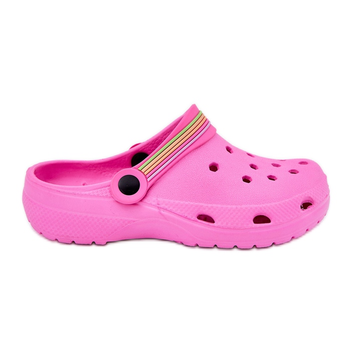 EVento Lehké pěnové růžové dětské žabky růžový