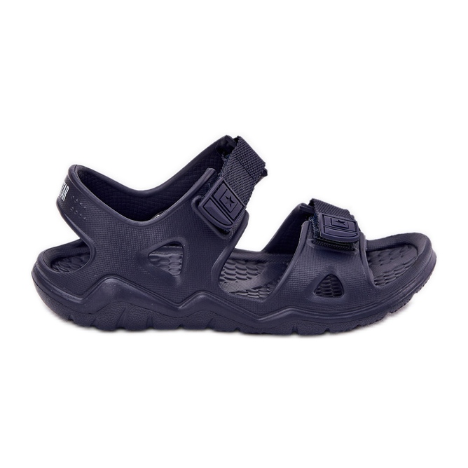 Big Star Velká hvězda RR374512 Poicon Sandals Navy Blue modrý Big Star Velká hvězda RR374512 Poicon Sandals Navy Blue modrý