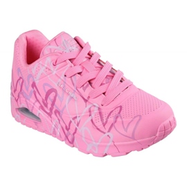 Skechers x Jgoldcrown Uno - SRED THE LOVE 155507 -HTPK SOOT růžový