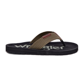 Pánské flip -flops Wrangler Zane Flipflop Men Low 20251044.20251044.57b Green zelený