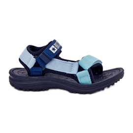 Big Star RR374520 Dětské sandály Navy Blue Blue modrý