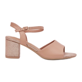 Dámské sandály na Vinceza 20275 Beige béžový