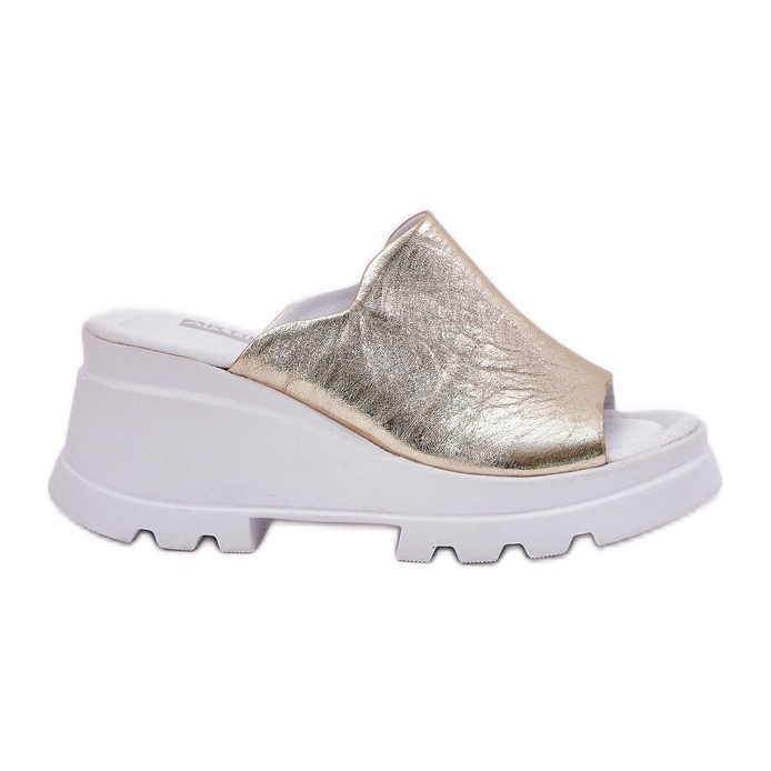 Kožené klíny na Artikeru 56C0435 PLN zlatý