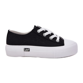 Dámské tenisky na platformě Lee Isla C Women Low 50251001 Black černý