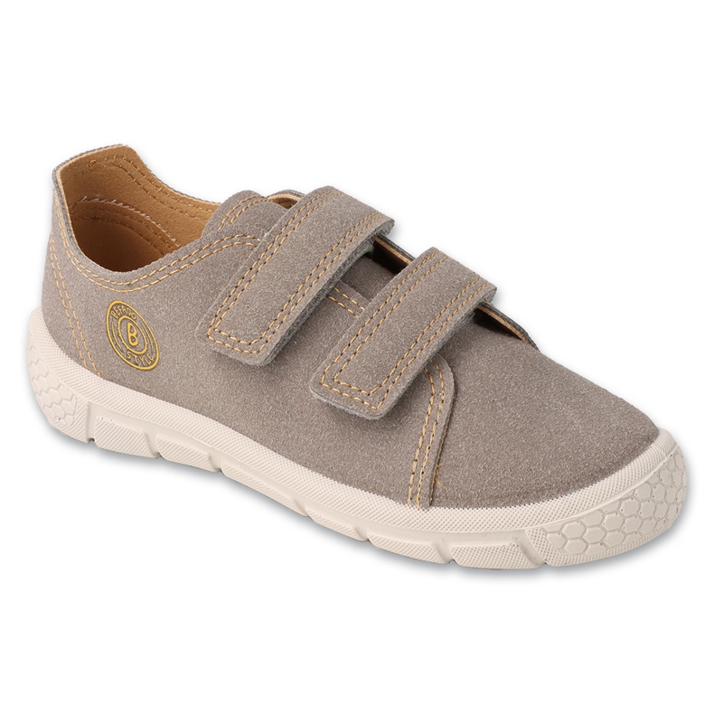 Dětská sportovní kožená vložka Befado 909X003 šedá