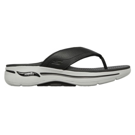 Japonci Skechers Go Walk Arch Fit San 229022-BKGY černá