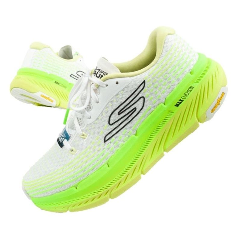 Běžecké boty Skechers Max Cushioning Premier 220835/WLM bílý Běžecké boty Skechers Max Cushioning Premier 220835/WLM bílý