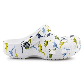 Dětské ucpávky Crocs Classic Character Print Clog 209695-9dh White bílý
