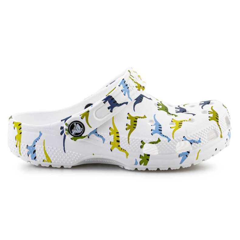 Dětské ucpávky Crocs Classic Character Print Clog 209695-9dh White bílý