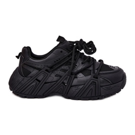 Inna Dámské tenisky s dvojitou šněrovací černou černý