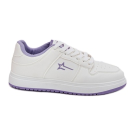 Dámské tenisky Big Star RR274A245 Hi-Polish White and Purple System bílý