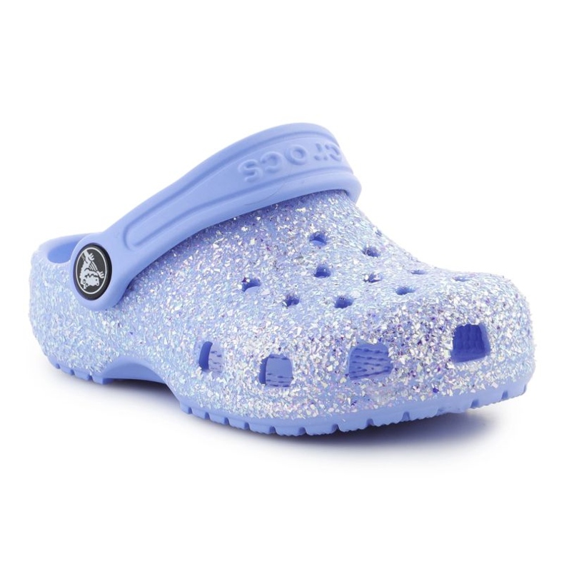 Crocs Classic Glitter Clog T 206992-5Q6 Claps modrý Crocs Classic Glitter Clog T 206992-5Q6 Claps modrý