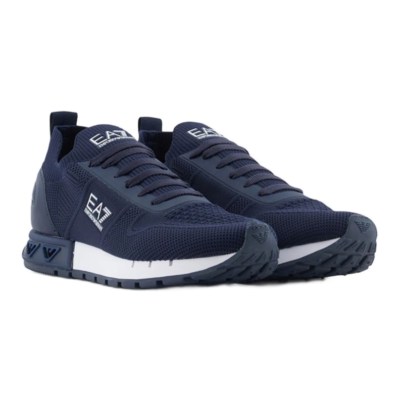 EA7 Emporio Armani Legacy Knit X8x171-XK373-T999 modrý
