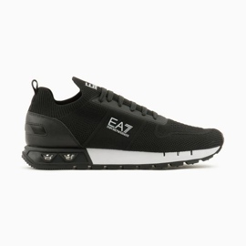 EA7 EMPORIO ARMANI LETACY Pletení tenisky x8x171-XK373-N181 černý