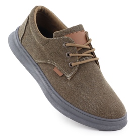 Pánské příležitostné boty Textile Brown Nowacki 1059-H béžový