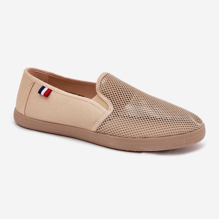 EVento Pánské otevřené tenisky Síťové tenisky béžové tenisky béžový