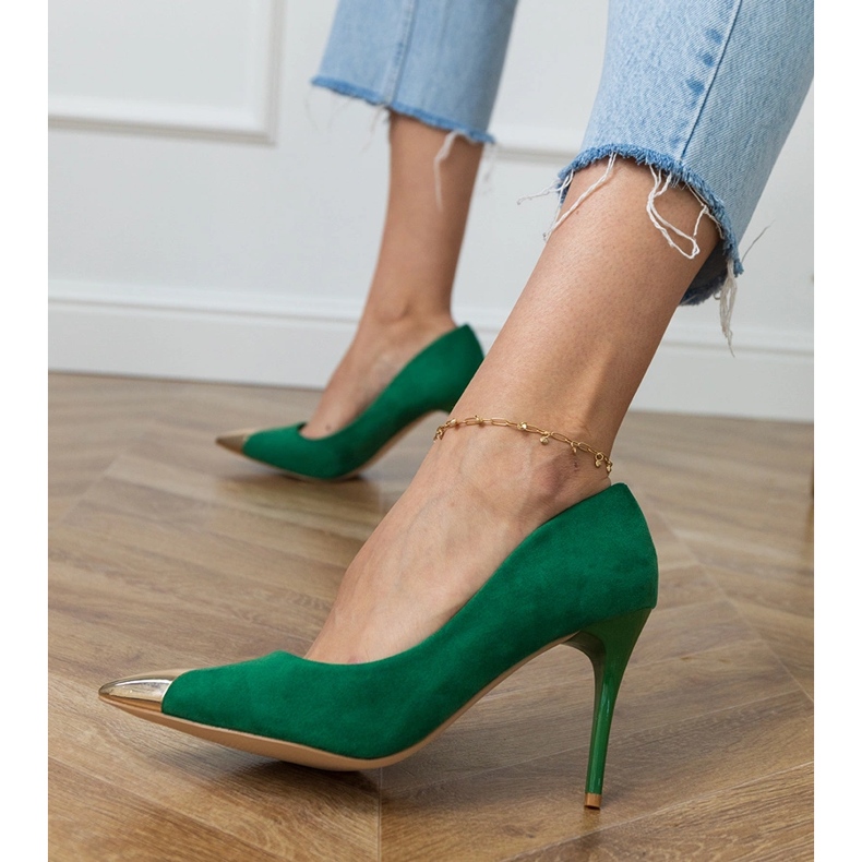 Zelená čerpadla ekosamu s kovovým prstem Zelená čerpadla ekosamu s kovovým prstem