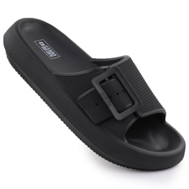 Big Star Dámské pantofle velká hvězda RR274A571 Black černý