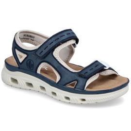 Dámské Rieker 64066-14 Navy Blue sandály modrý