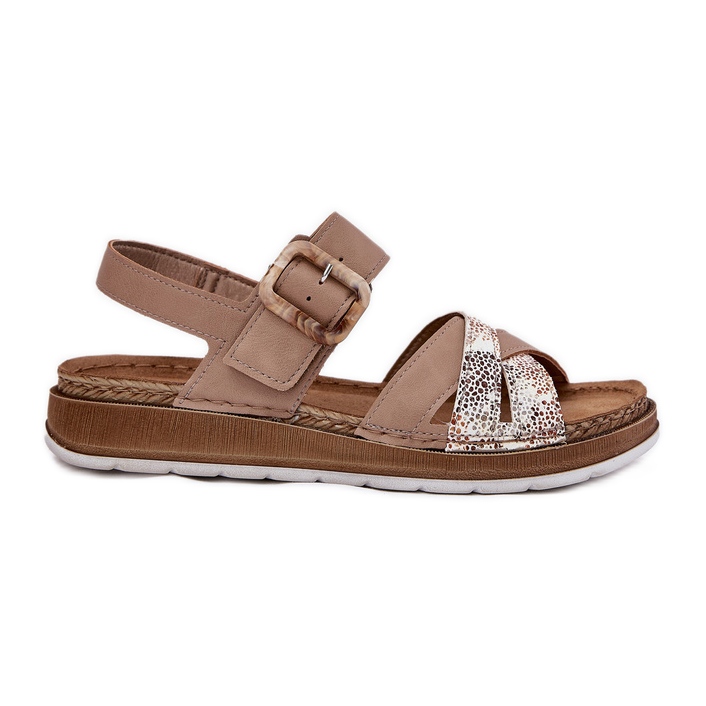 Dámské sandály s inblu GS000056 Beige béžový Dámské sandály s inblu GS000056 Beige béžový