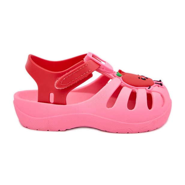 Dětské sandály na suchý zip ovoce 83615 Ipanema Summer XIV Pink-Red růžový