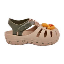 Dětské sandály na suchý zip 83619 Ipanema Summer XV Baby Beige béžový Dětské sandály na suchý zip 83619 Ipanema Summer XV Baby Beige béžový