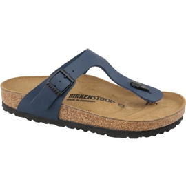 Birkenstock Gizeh Japanesies 143621 modrý