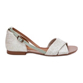 MACIEJKA FLAT SANDALS 04614-46 MINT zelený