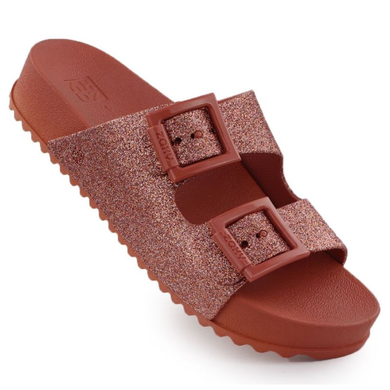 Žabky Zaxy RR285025 hnědý Žabky Zaxy RR285025 hnědý