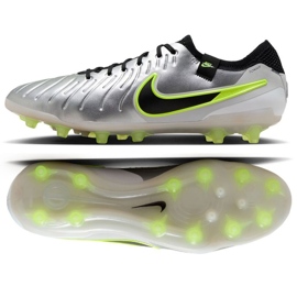 Nike Tiempo Legend 10 Elite Ag-Pro DV4330-001 Fotbalové boty stříbro