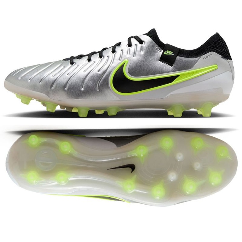 Nike Tiempo Legend 10 Elite Ag-Pro DV4330-001 Fotbalové boty stříbrný