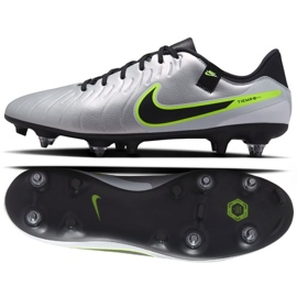 Nike Tiempo Legend 10 Academy Sg-Pro AC DV4338-001 Shoty stříbro