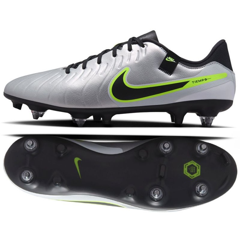Nike Tiempo Legend 10 Academy Sg-Pro AC DV4338-001 Shoty stříbrný