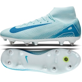 Nike Zoom Mercurial Superfly 10 Academy Sg-Pro AC FQ8336-400 Football Boty modrý